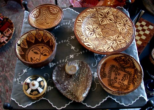 Keramik mit Hennaverziert aus Fes Marokko